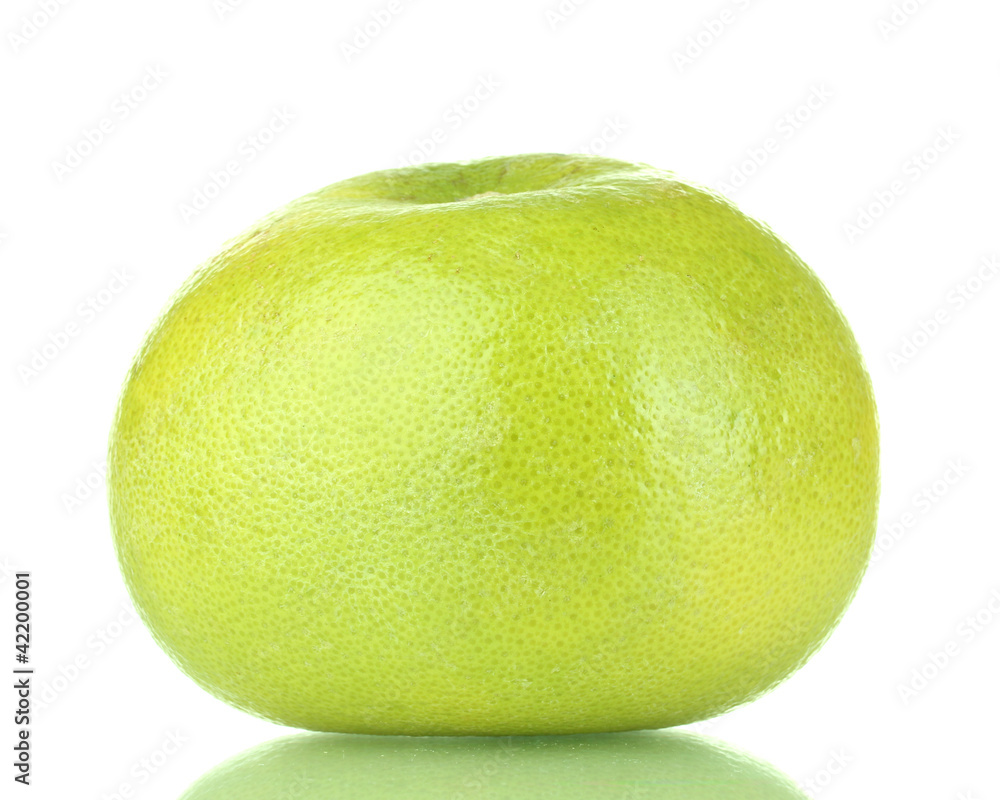 green grapefruit isolated on white green grapefruit isolated on white