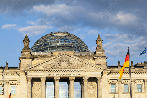 Reichstag in Berlin, Germany photo