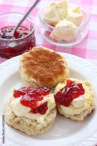 Devon cream tea