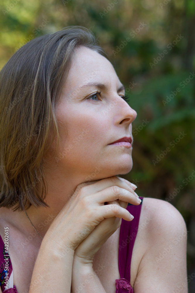 profil féminin profil féminin
