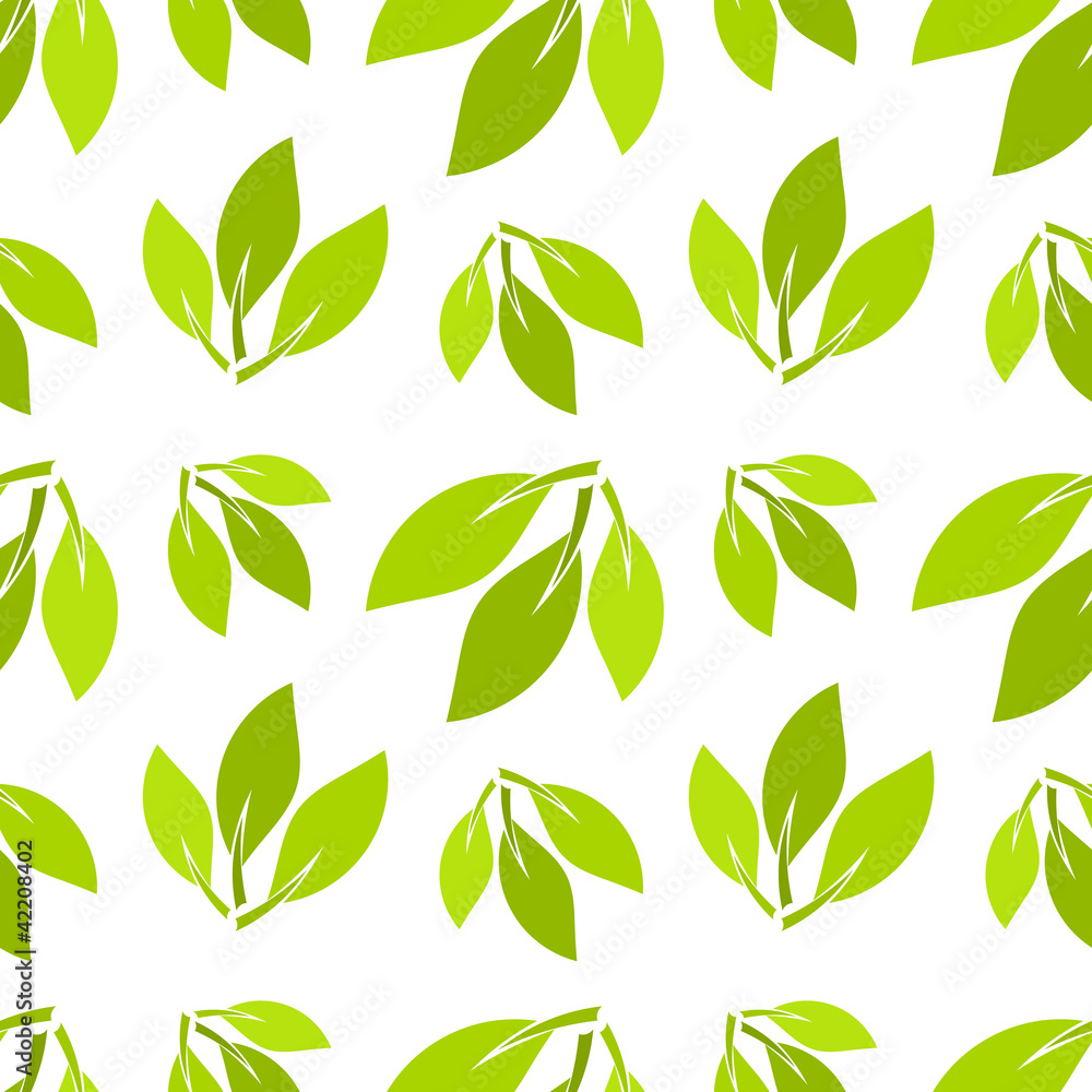 Green leaves seamless Green leaves seamless
