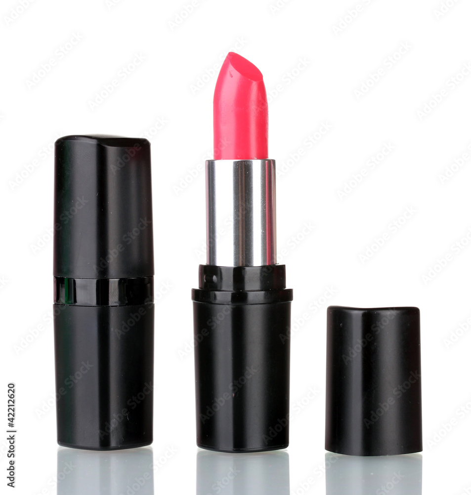 Red lipstick isolated on white background Red lipstick isolated on white background