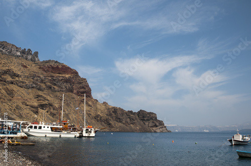 The Fishing Village of Therasia Santorini Greece