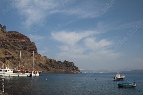 The Fishing Village of Therasia Santorini Greece