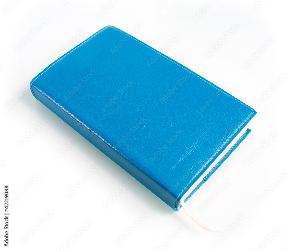 Isolate diary on white background