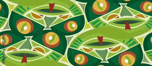 Reptilian Seamless Pattern