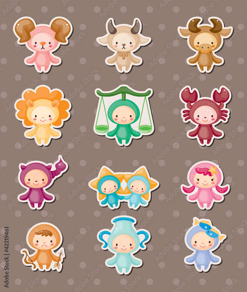 cute zodiac stickers cute zodiac stickers