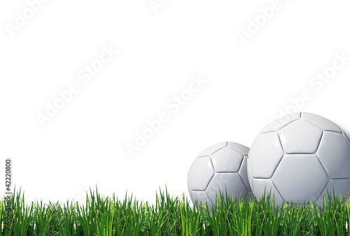 Soccer ball on graphic background