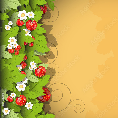 strawberry background