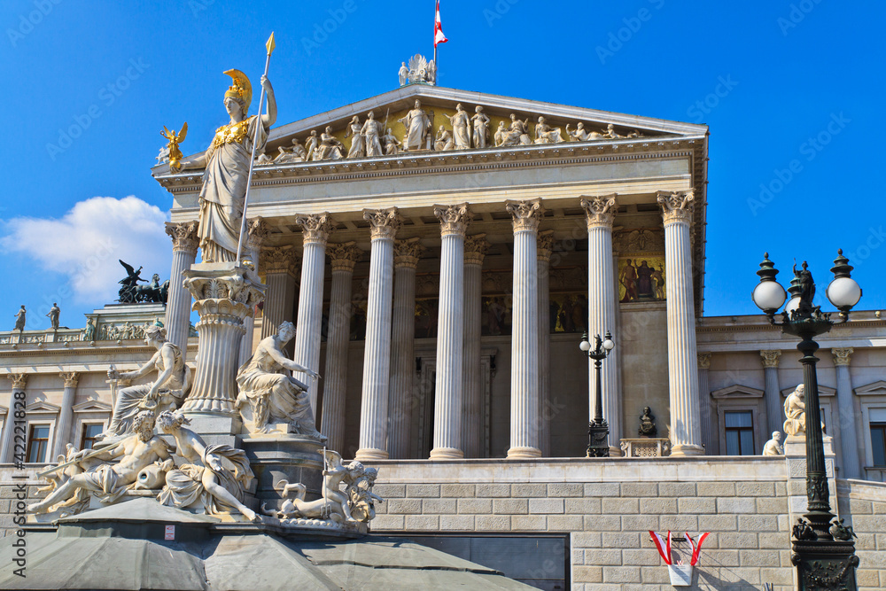 Fototapeta premium Vienna - Austrian Parliament Building