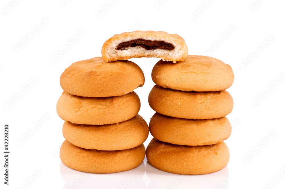 Sweet cookies isolated