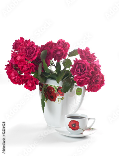 Wallpaper Mural Beautiful red roses Torontodigital.ca