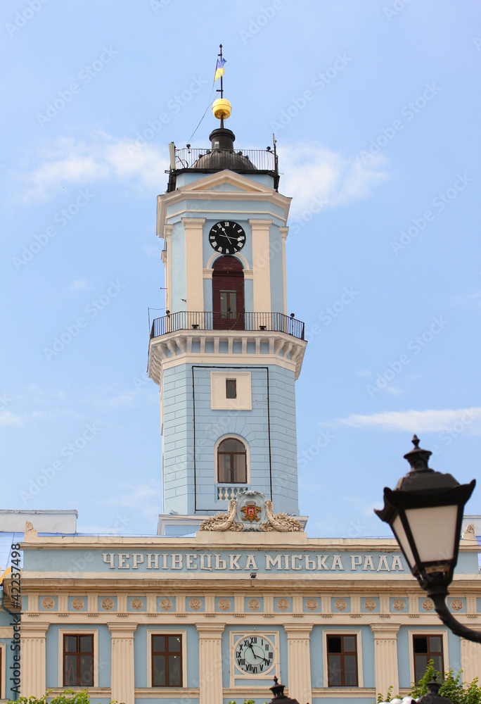 City Hall of Chernivtsi city, Ukraine.