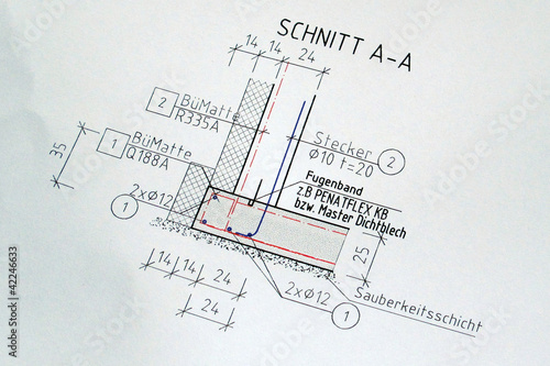 Bauplan - Schnitt