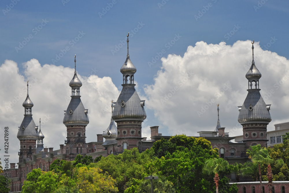 University of Tampa by the Hillsborough River