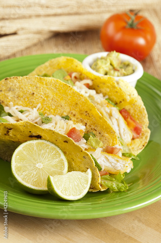 Homemade fresh fish tacos