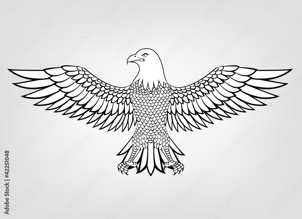 Obraz premium Eagle mascot