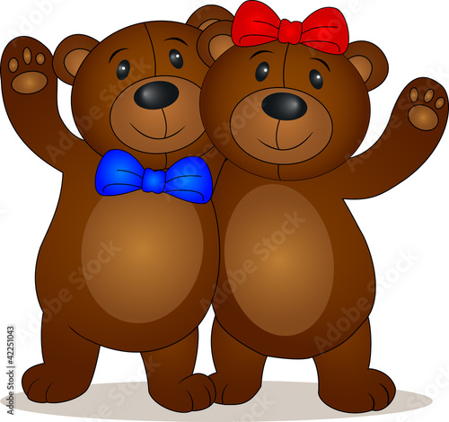 Bear doll cartoon