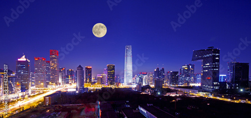 central business of district in beijing photo