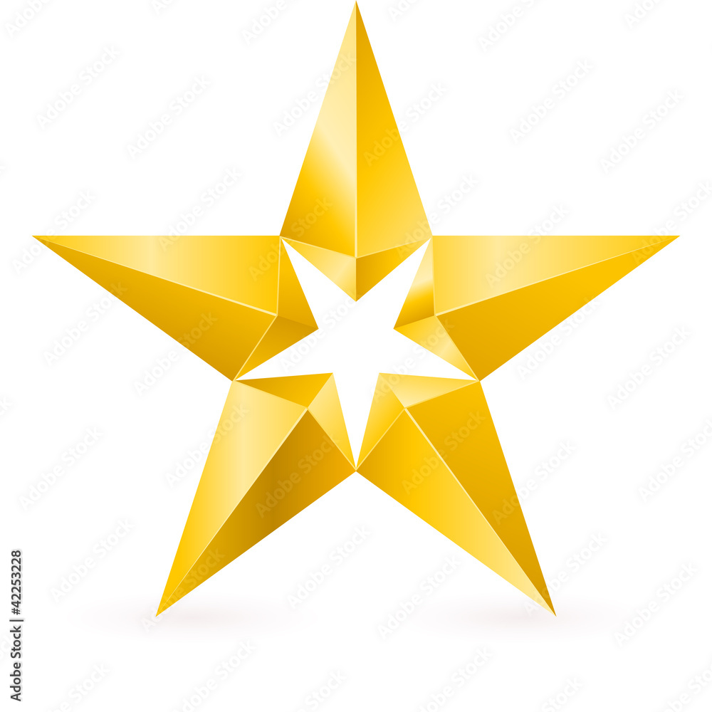 Obraz premium Shiny Gold Star