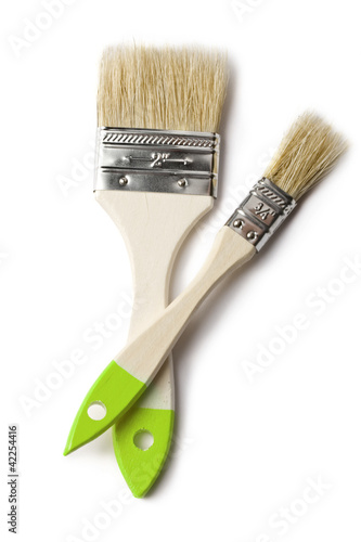 Wallpaper Mural Paint brushes on the white background Torontodigital.ca