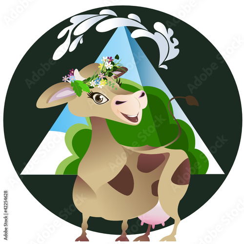 Image of cheerful cows