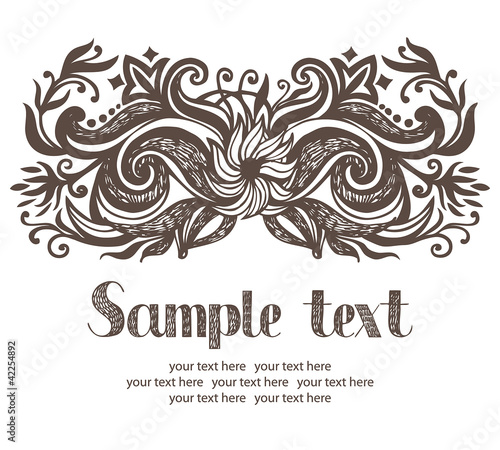 Abstract background invitation