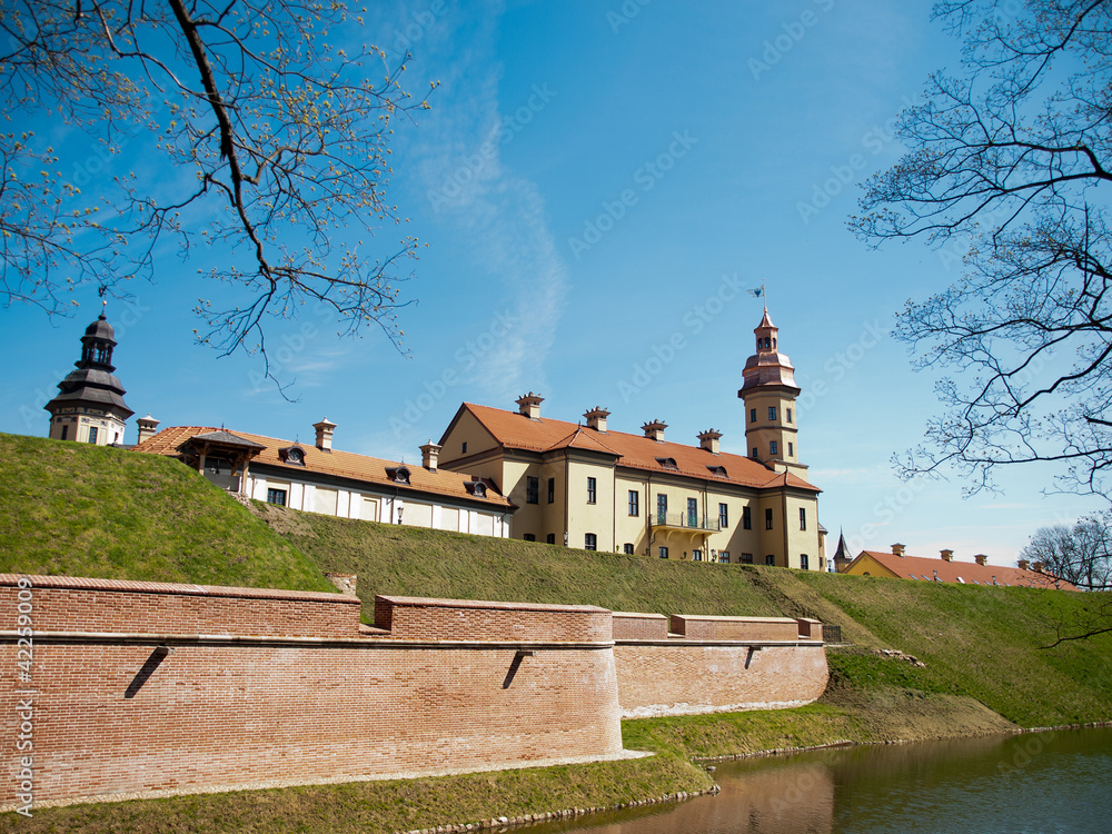 Fototapeta premium Radziwill Palace in Nesvizh-Belarus