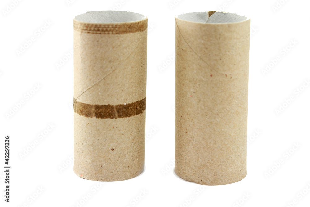 Klopapier rollen leer Klopapier rollen leer