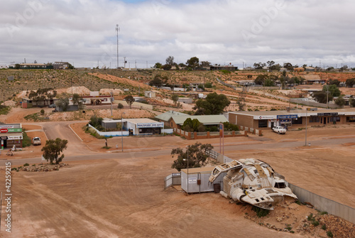 Coober Pedy panoramic view, South Australia photo