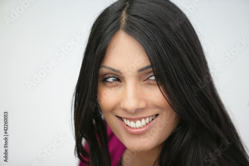 Smiling woman