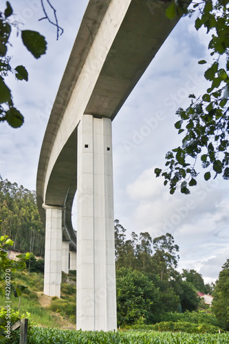 Viaducto en Caldas de Reis, Pontevedra photo