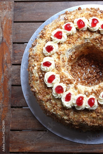 фотографія frankfurter kranz cake