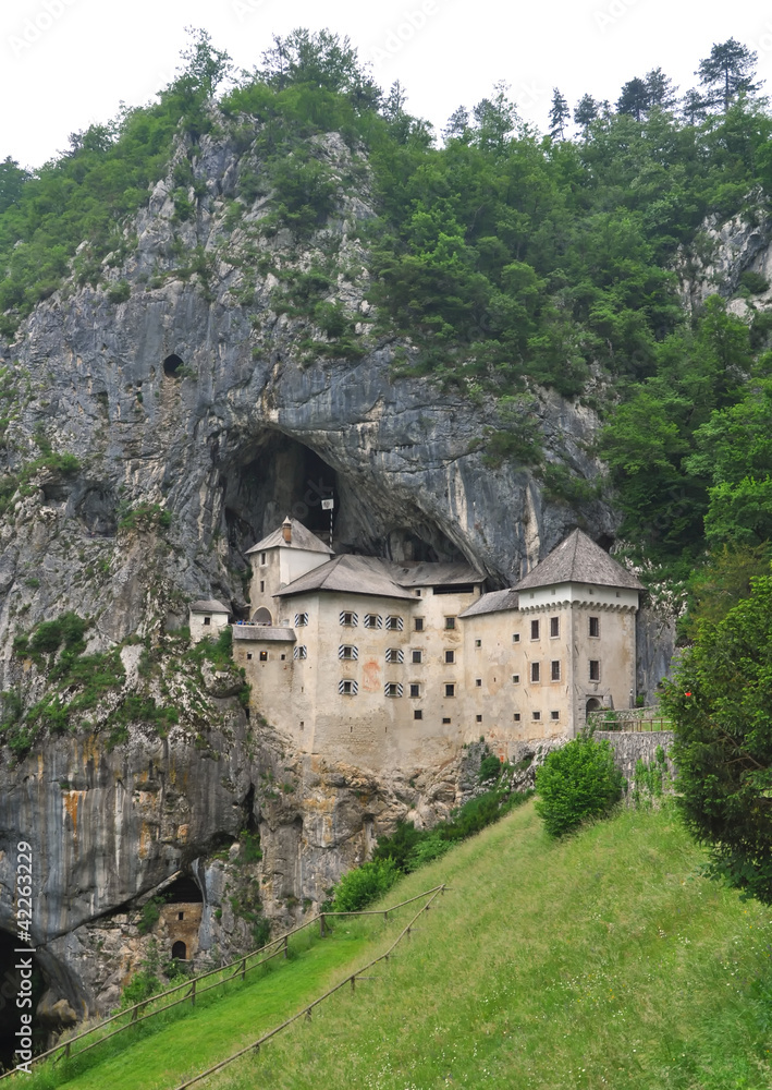 Medieval  castle - Predjamski Grad
