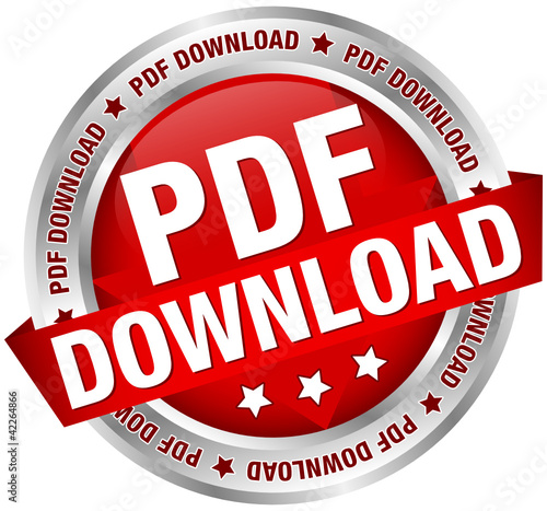 Button Banner "PDF Download" Red/Silver