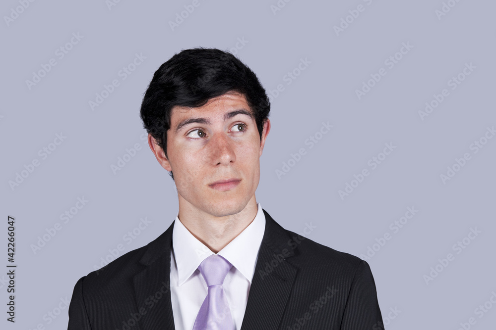 Businessman thinking Businessman thinking