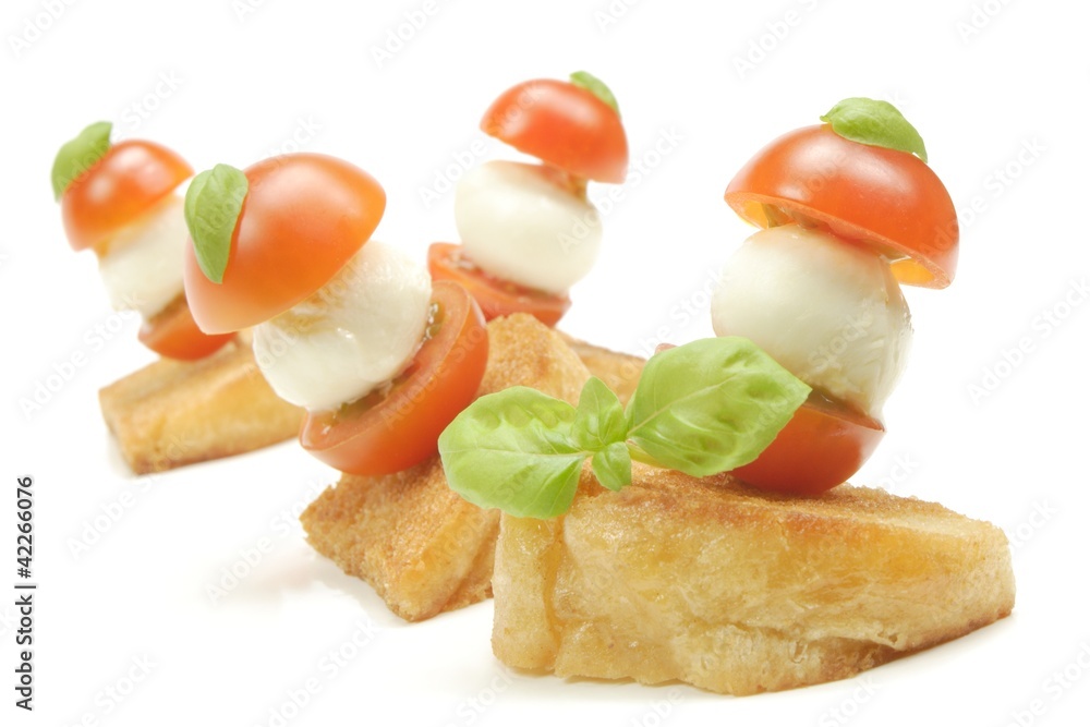Fototapeta premium sandwich of toasted bread