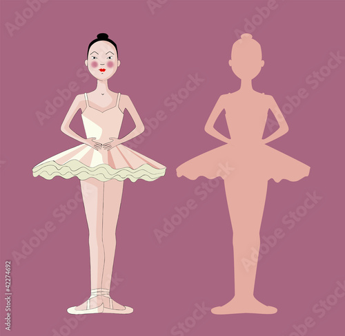 Ballet Dancer First Position