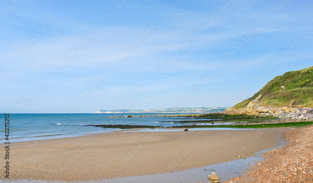 seacoast of English Chanel in Normandy