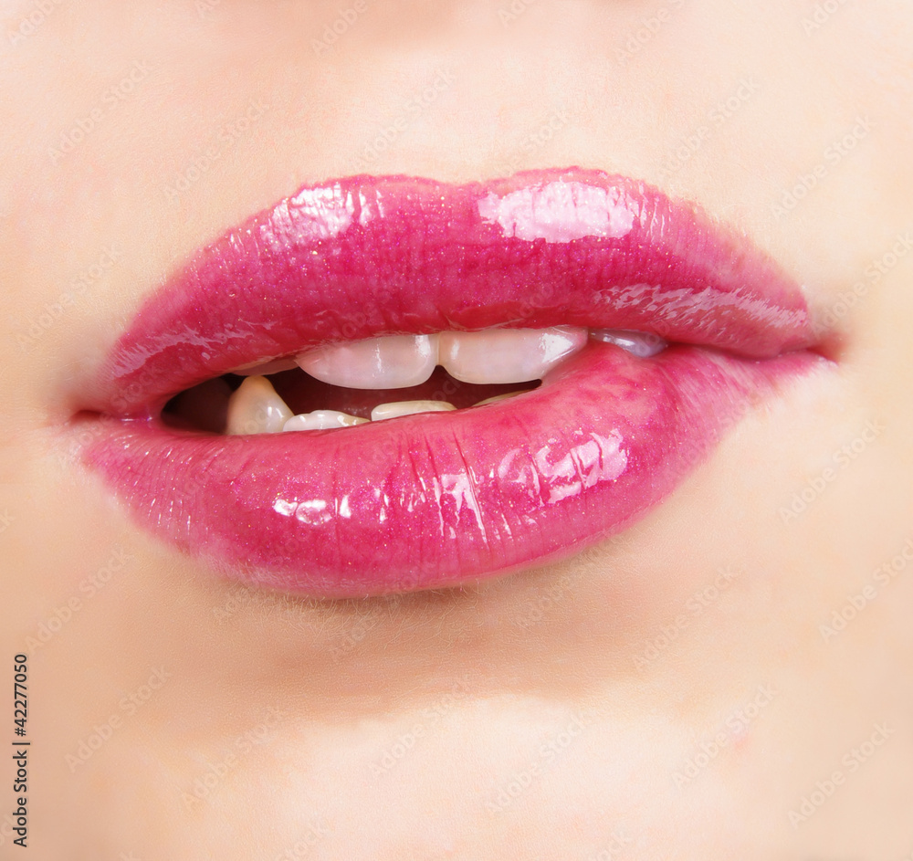 Fototapeta premium red lips