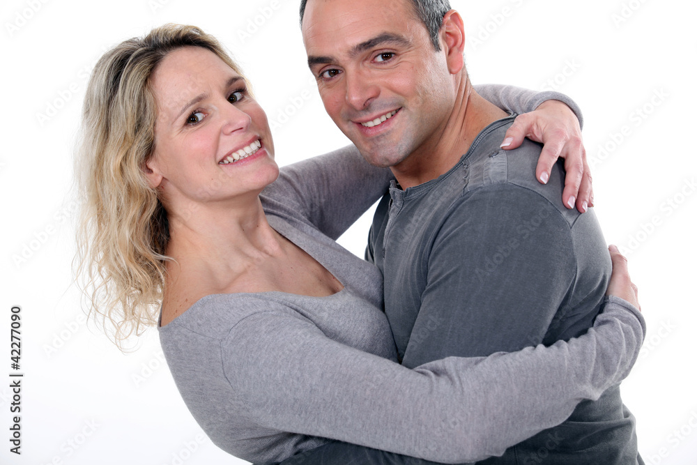 Nice looking middle aged couple. Nice looking middle aged couple.