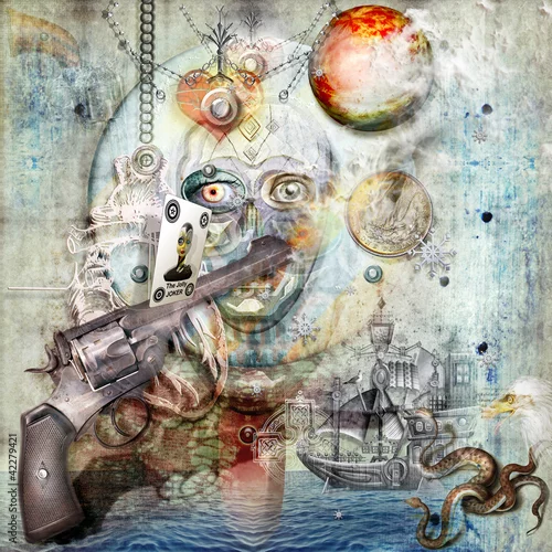 Tapety Malowidło ścienne z bitwy