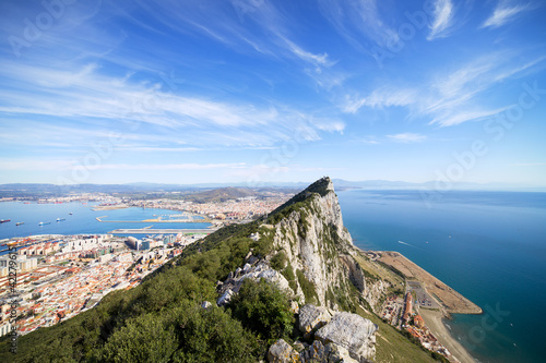 Gibraltar Rock Bay and Town photo