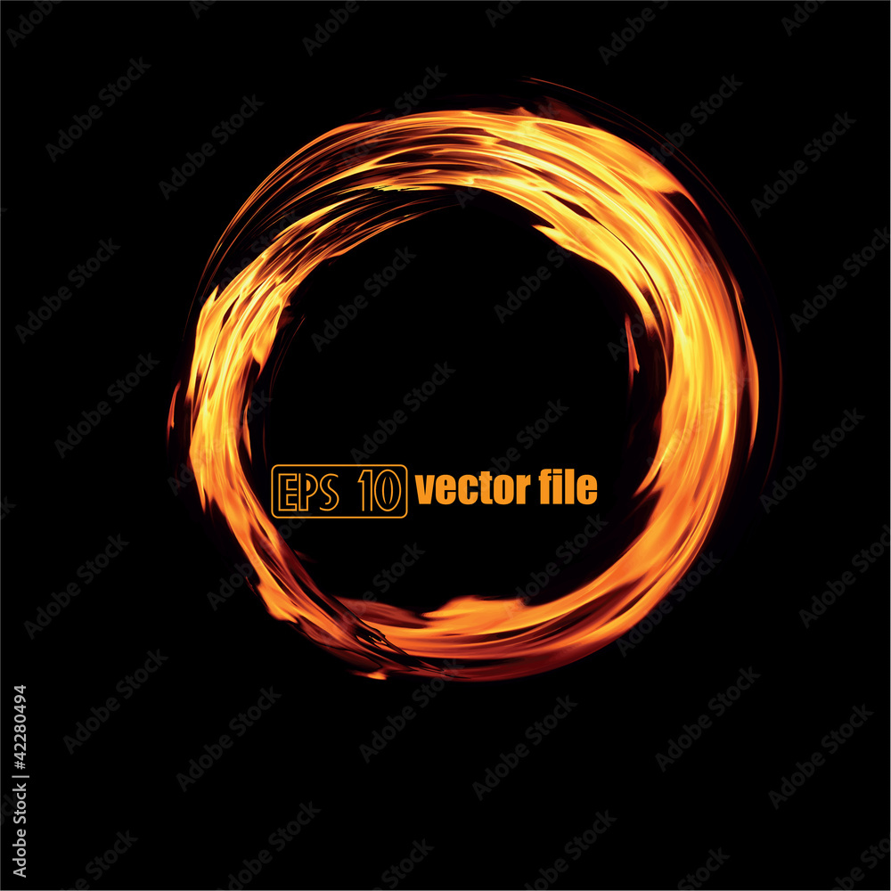 Fototapeta premium Fire ring