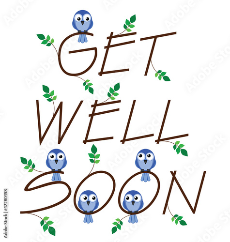 Get well soon twig text