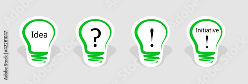 concept, symbolizing the new idea or initiative