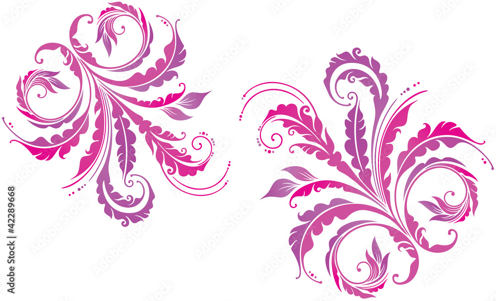 Decorative floral background