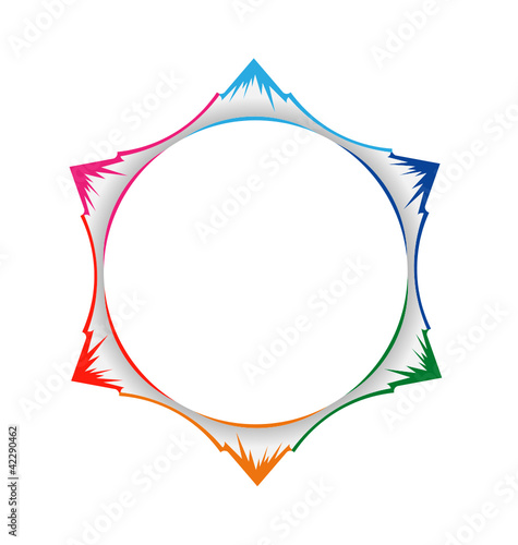 Mountains in circle
