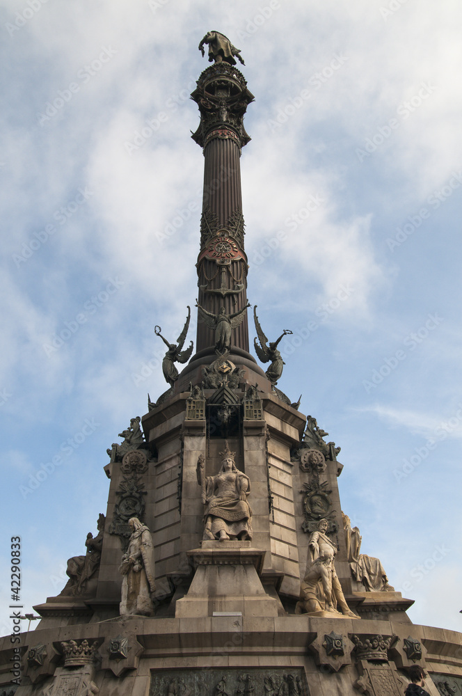 Christoph Kolumbus, Monument, Barcelona, Spanien