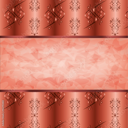 Grunge background with seamless pattern